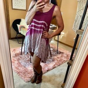 Free People Intimately Voile & Lace  Ombre Costal Cowgirl, Festival, Bea…